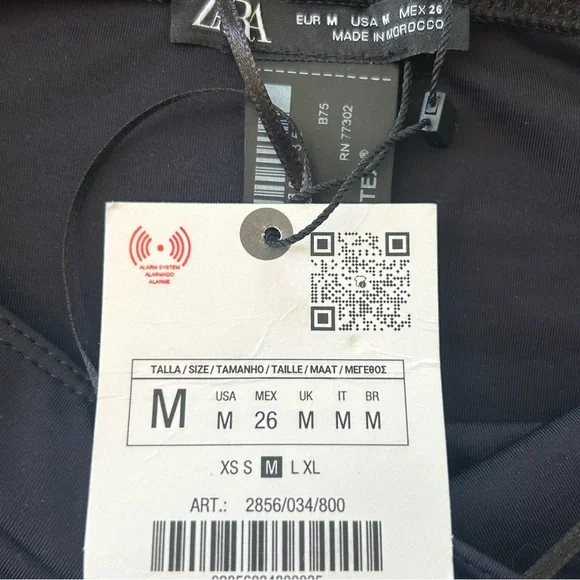 NWT Zara Cutout One Shoulder One Piece Swimsuit M - Picture 7 of 9